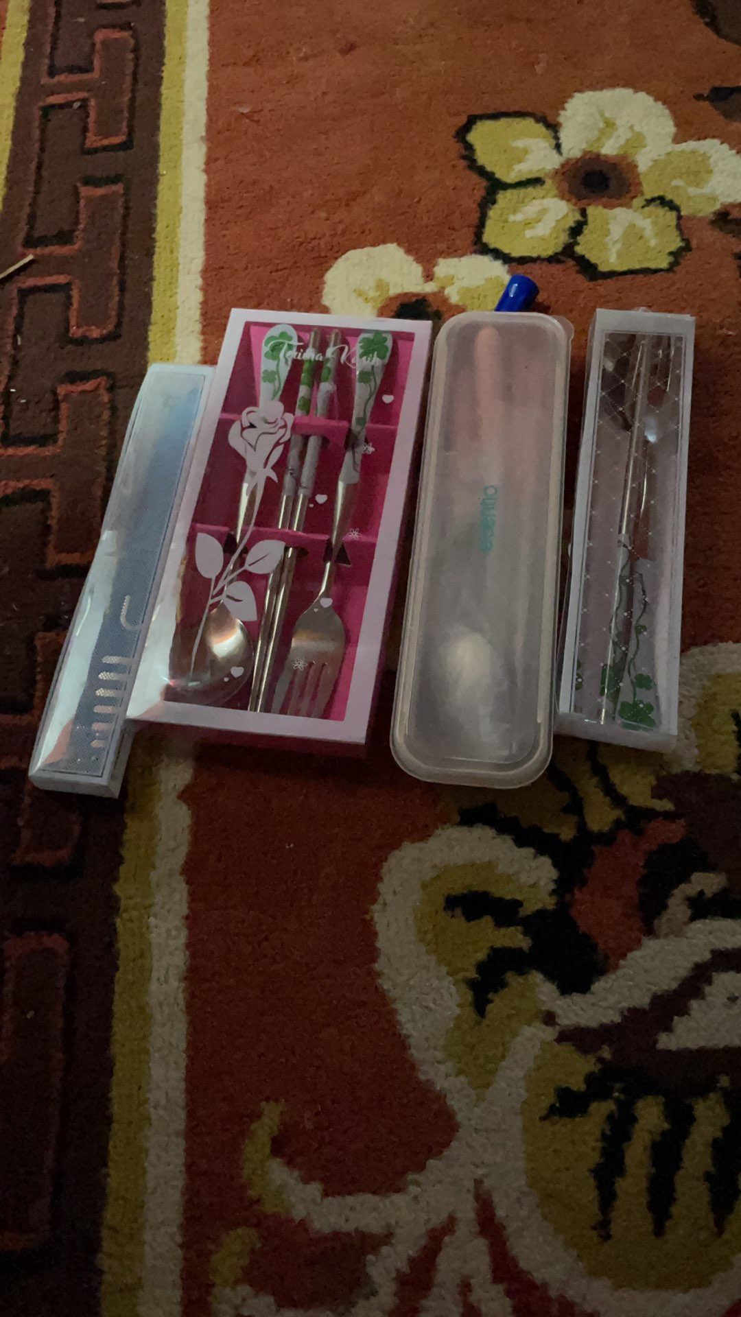 Sendok Garpu Sumpit Jerami Mika