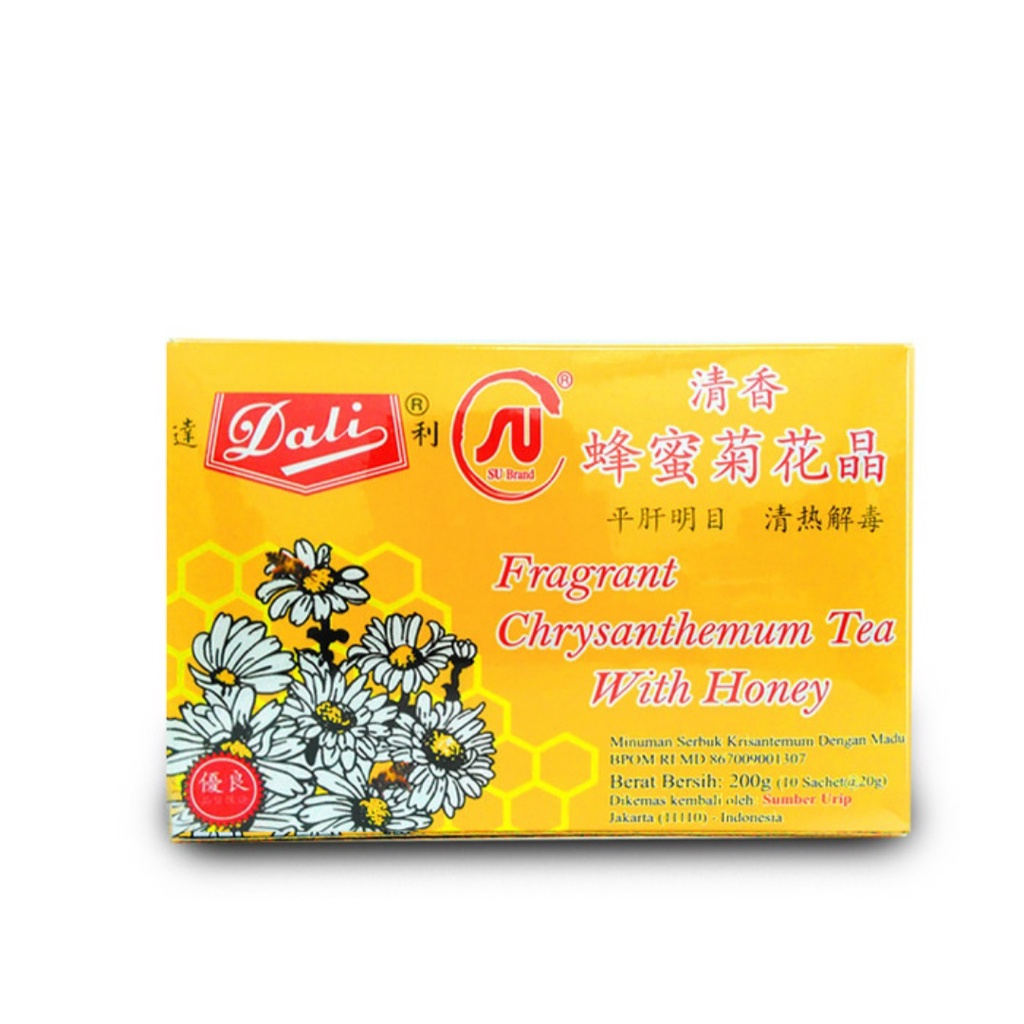 SU Brand Dali Fragrant Chrysanthemum Tea with HONEY 200gr