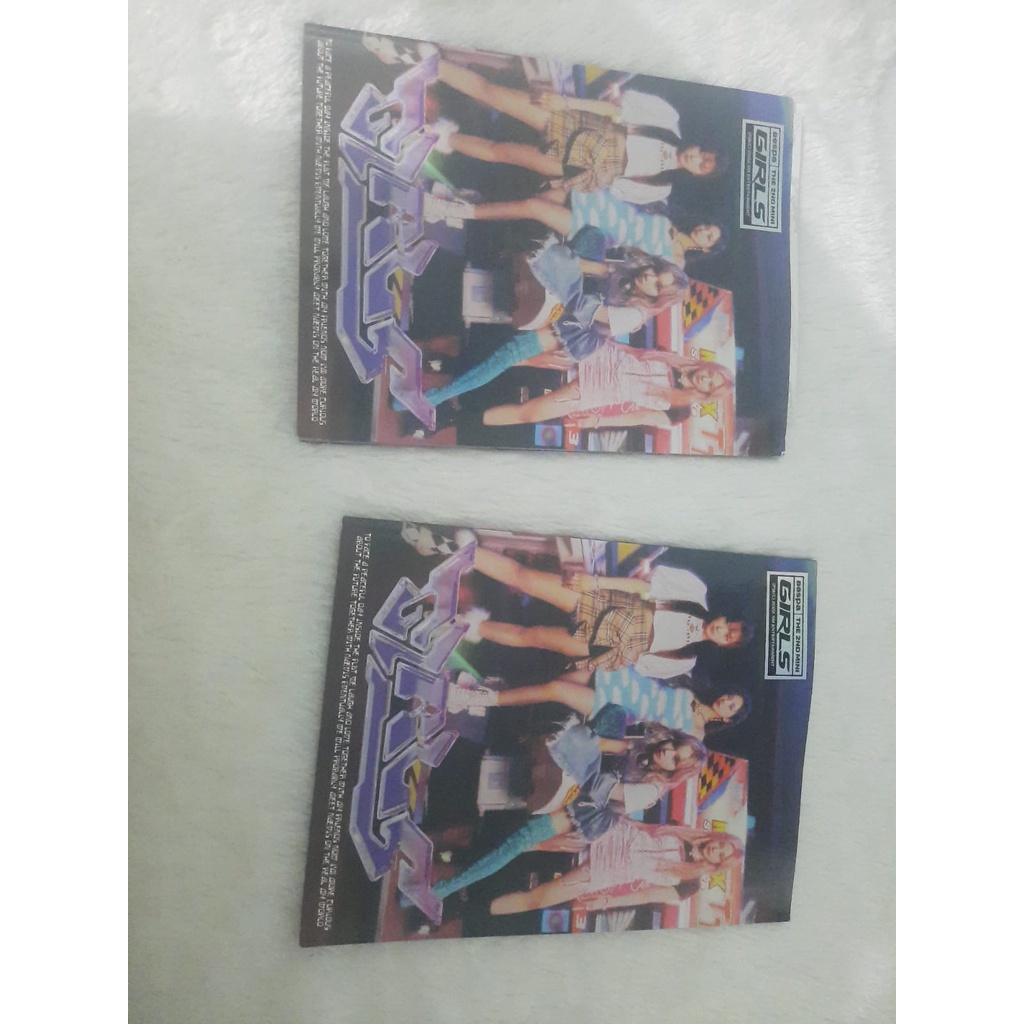[Promo 8.8] Official Photobook &amp; Cd Only Unsealed Album aespa Girls Murah Original Real World Ver