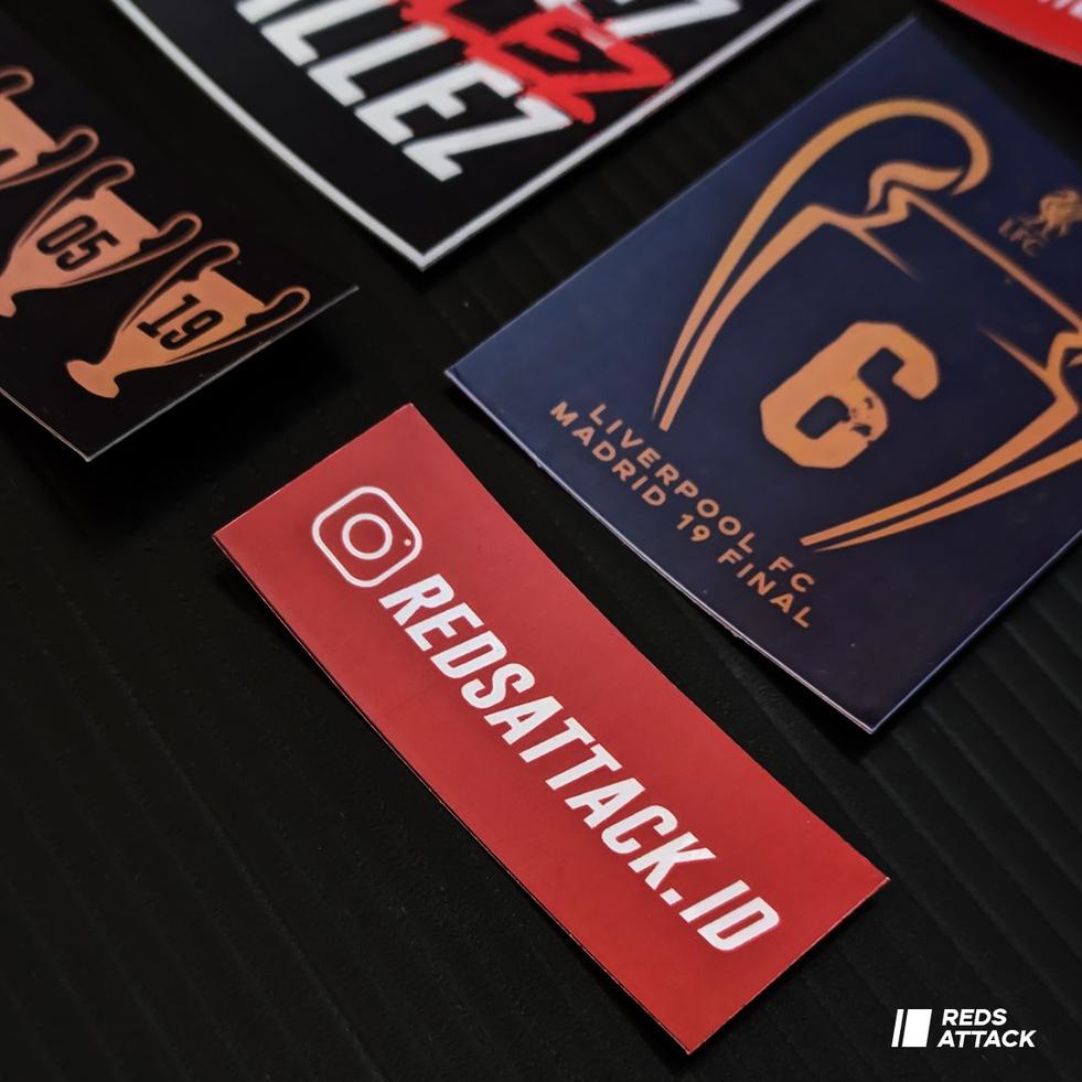 

L-AWU} ❤} STICKER PACK #1 Liverpool / YNWA 12pcs Stiker Vinyl Anti Air |amanah}