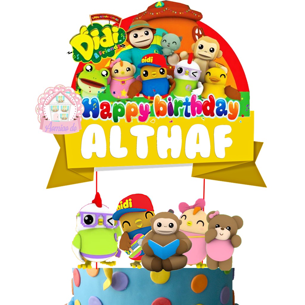 DIDI & FRIENDS CAKE TOPPER 2
