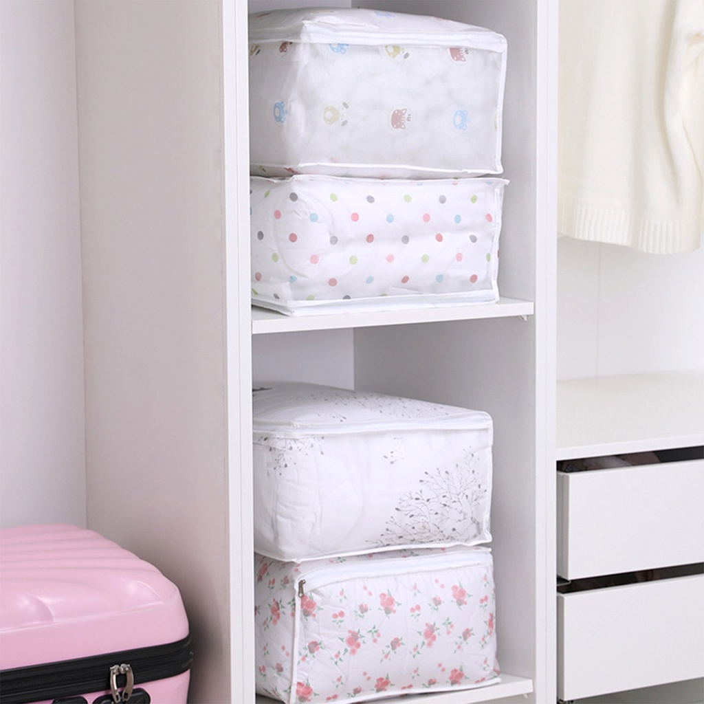 HOVELSHOP Peva Square Storage Bag / Quilt Bag Tempat Penyimpanan Selimut KOTAK