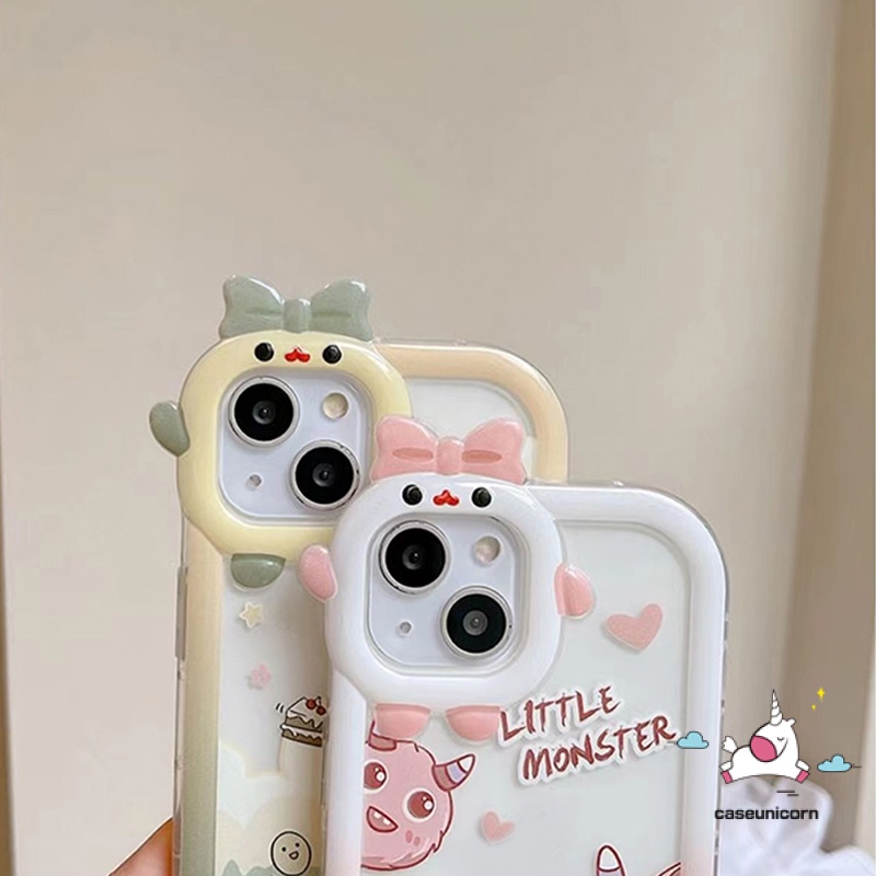 Cute Monster Dinosaurus Busur Monster Lensa Monster Soft Case Vivo Y22 Y35 Y11 Y16 Y15 Y33S Y20 Y15s Y02s Y15A V25 V25E Y21 Y51 Y31 Y91 Y91C Y21S Y12 T1 Y20s Y55 Y17 V23E Y12s Y30 Y53s Y51A V23