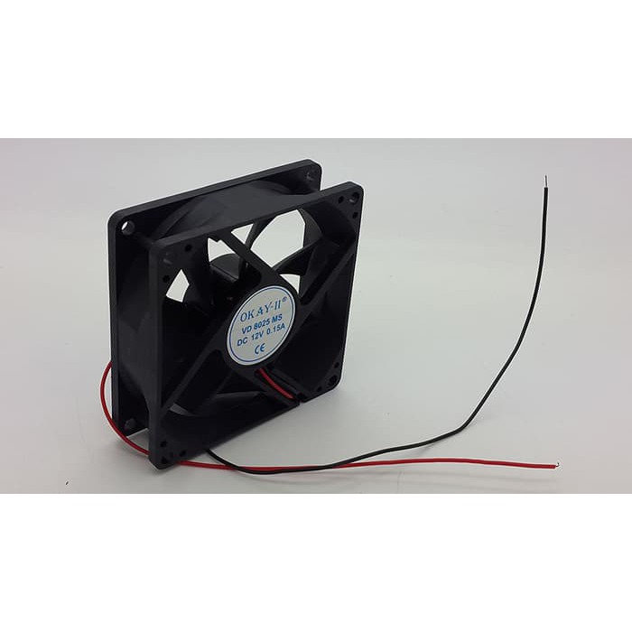 KIPAS DC 12V 8 X 8 cm Fan DC 8cm