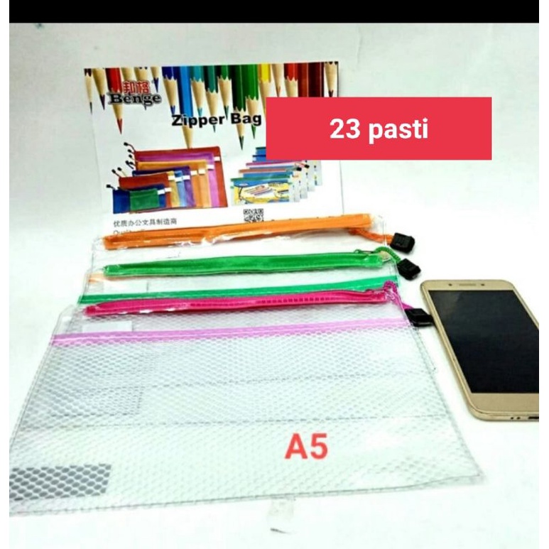 

map ziper ukuran A5