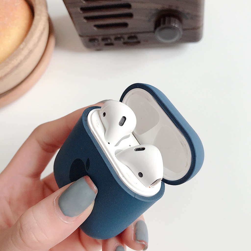 Casing Hard Case Pc Dengan Logo Untuk Apple Airpods 1 / 2 / Pro