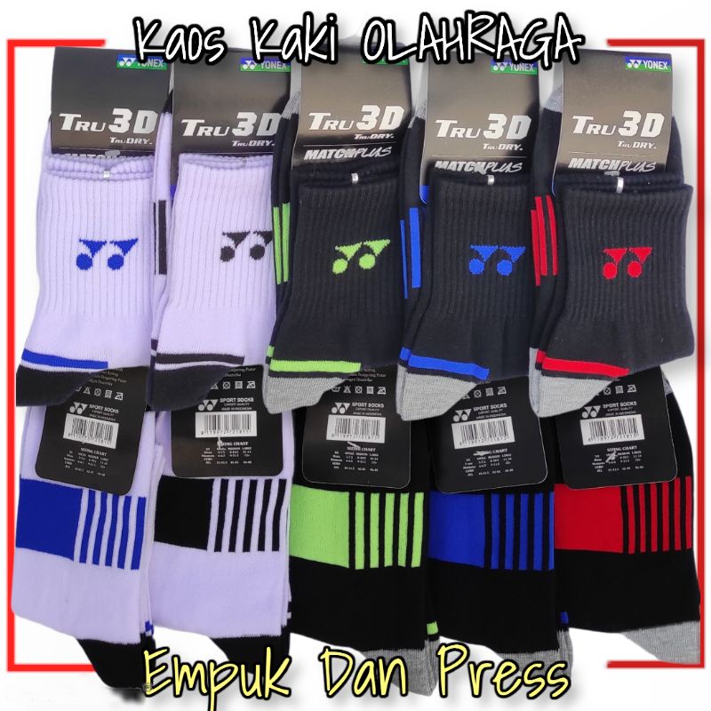 Koas Kaki Badminton Bebas Pilih Motif/Kaos Kaki Bulutangkis/Kaos Kaki Sport/Kaos Kaki Olahraga