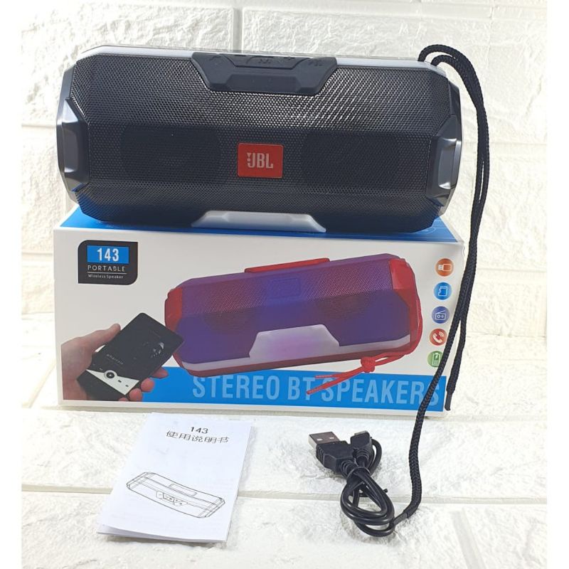 Speaker Bluetooh JBL TG143 Support Radio / Mmc / Usb