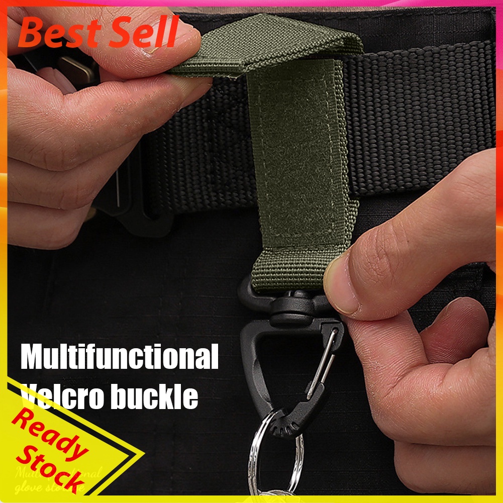 Triangle Backpack Hanging Buckle 360-Degree Rotation D-Shaped Fastener Hook