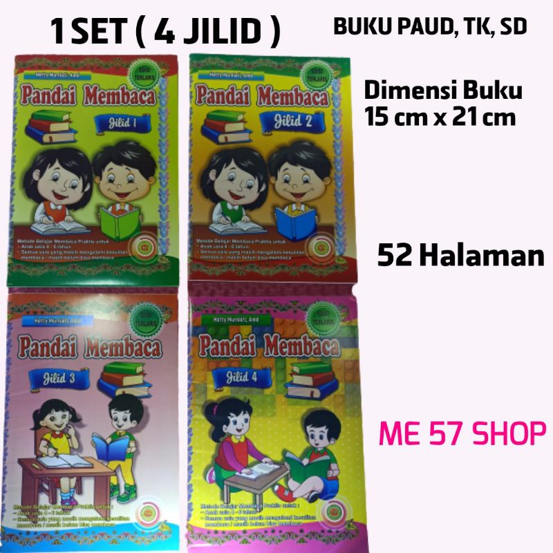 

Murah ISI 4 LENGKAP Buku Pandai Membaca / Buku Pintar Membaca