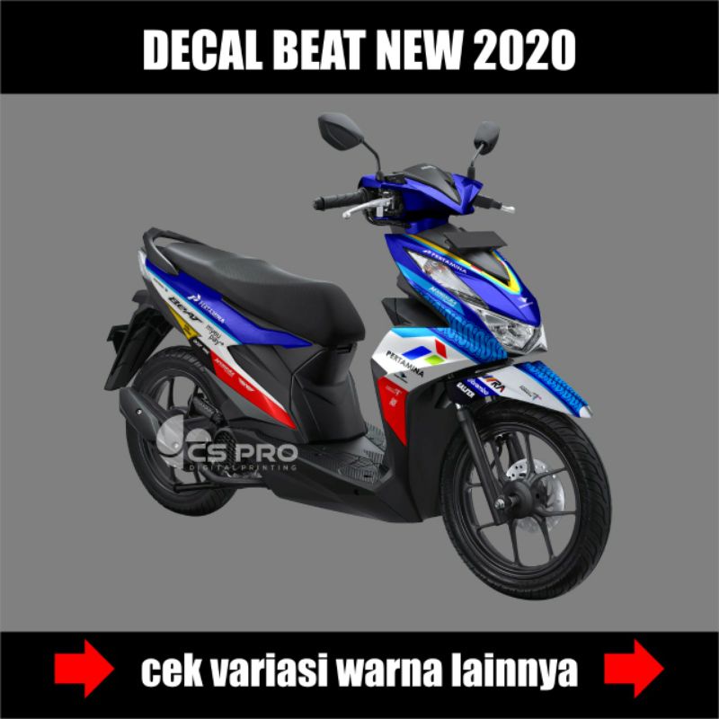 Decal Beat 2020 Full Body, Stiker Dekal Beat V Mandalika