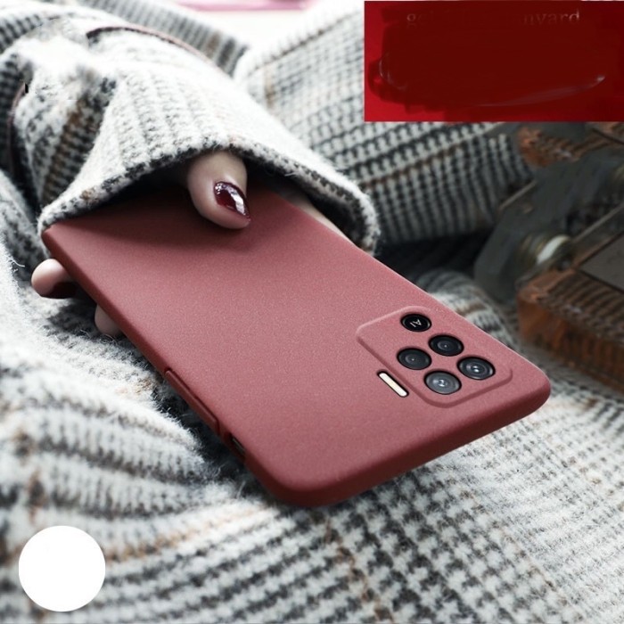 OPPO RENO 5 F/5F PREMIUM TPU SANDSTONE SILIKONE CASE ANTI LICIN