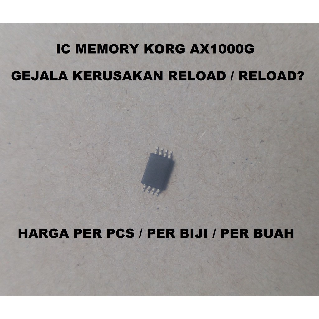 ic untuk kerusakan reload korg ax1000g ic memory ax1000g ax1000