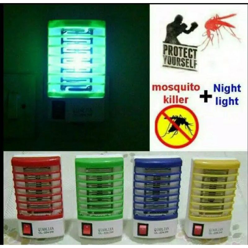 PERANGKAP NYAMUK LED PENGUSIR NYAMUK LAMPU TIDUR ANTI NYAMUK