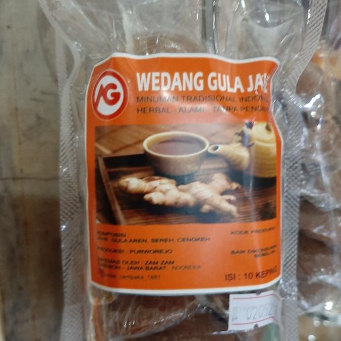 

Wedang Gula Jahe isi 10keping