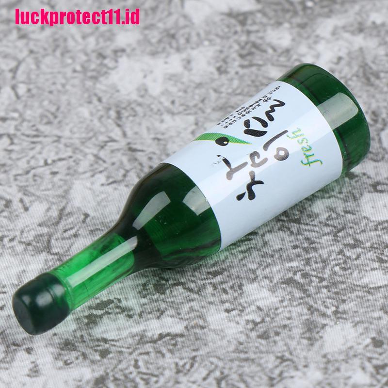 Lucktoy 8pcs Miniatur Botol Wine Skala 1: 12 Untuk Aksesoris Dapur Rumah Boneka