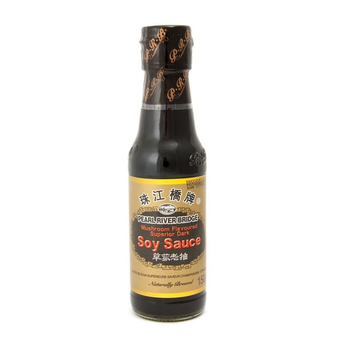 Mushroom Soy Kecap Jamur DARK Pearl River Bridge PRB 150ml