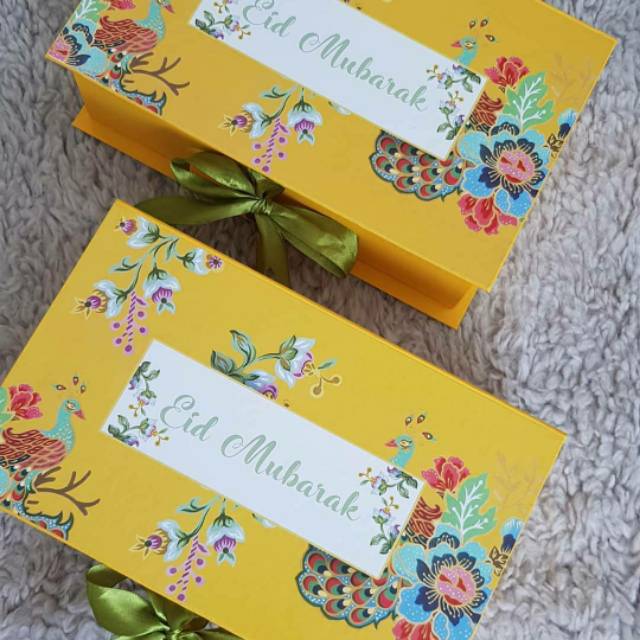 Box Idul Fitri | Custom Box untuk Kue Kering Toples