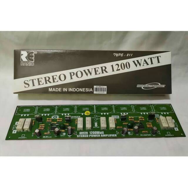 Kit Stereo Power Amplifier 1200 watt type-211