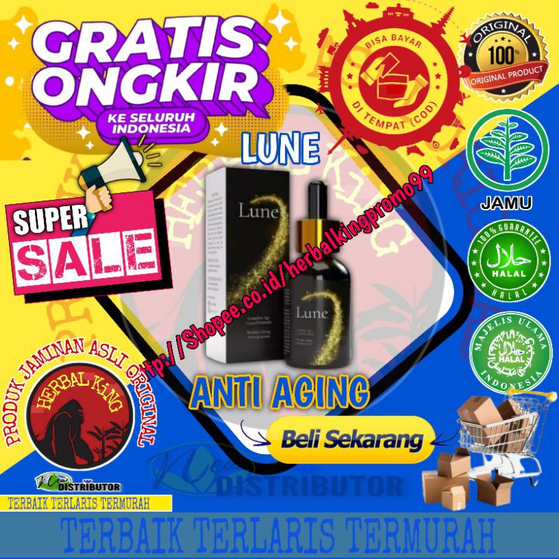 Lune serum wajah anti aging original | lune asli serum BPOM