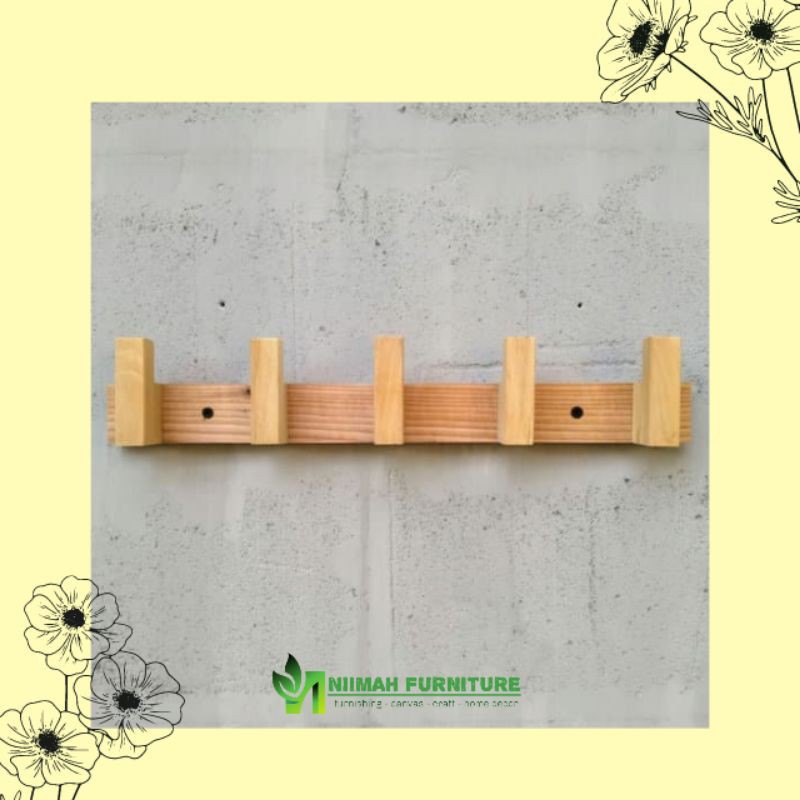 Kapstok Kayu, Gantungan baju kayu Jati Belanda