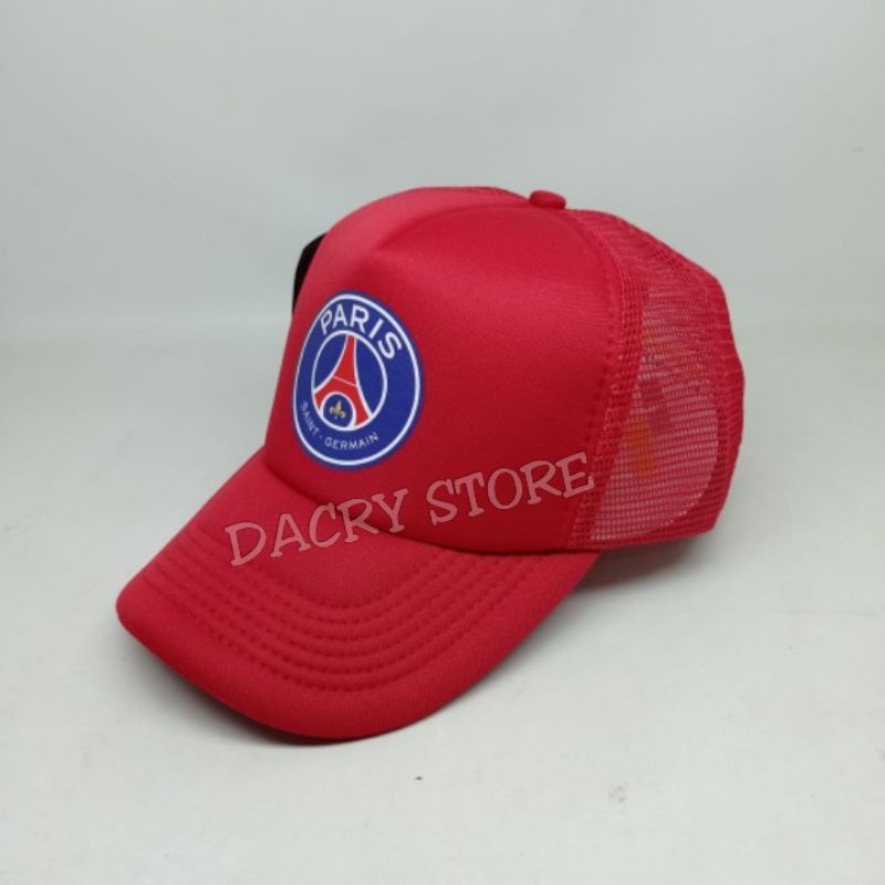 Topi klub psg merah