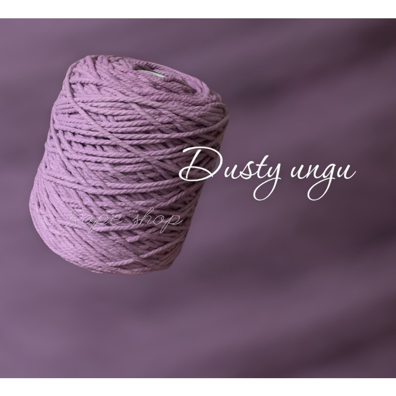 Benang warna dusty purple 1kg
