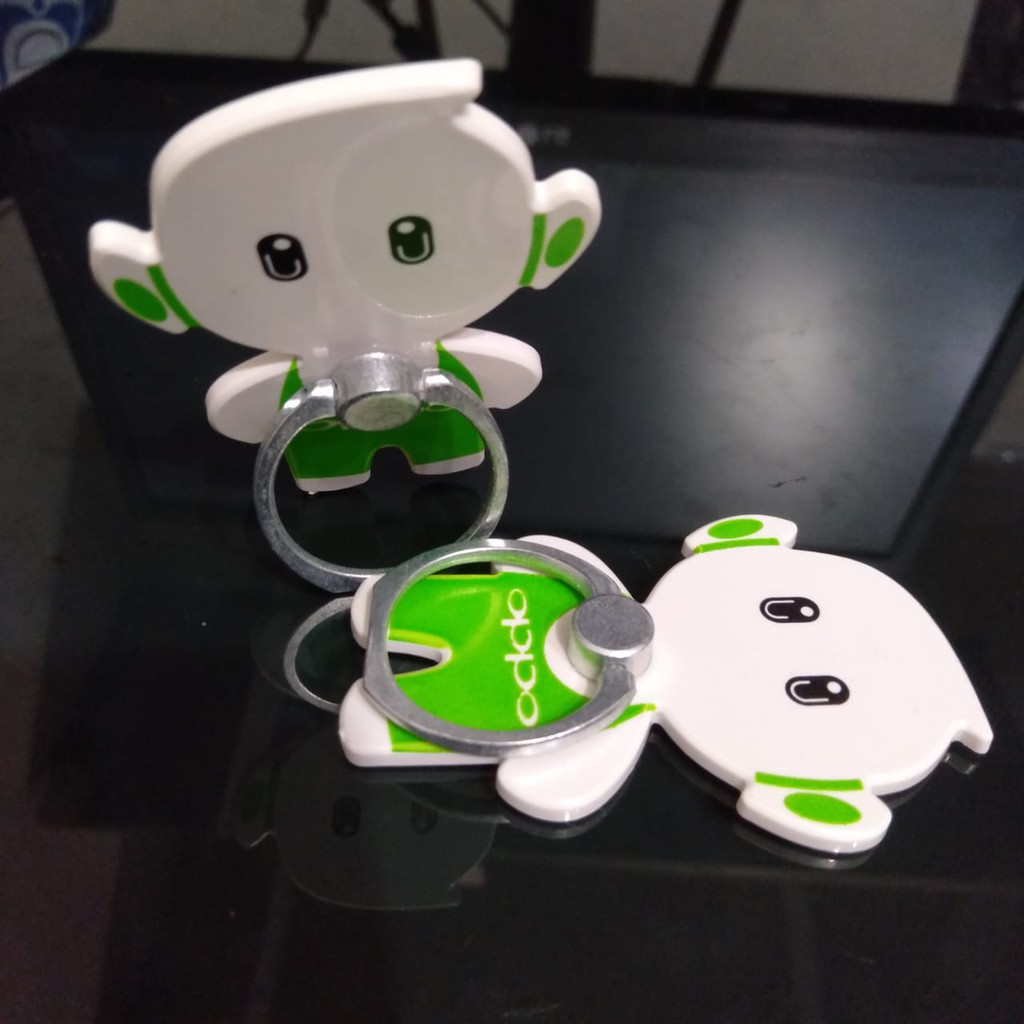 Iring Hp Stand Holder Karakter Maskot Oppo Vivo