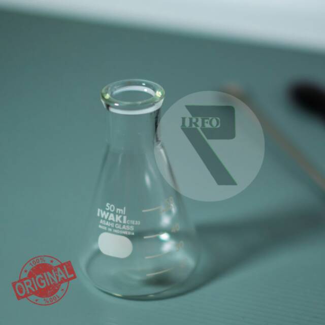 LABU ERLENMEYER/ERLENMEYER IWAKI 50 ML (1RF0) | Shopee Indonesia