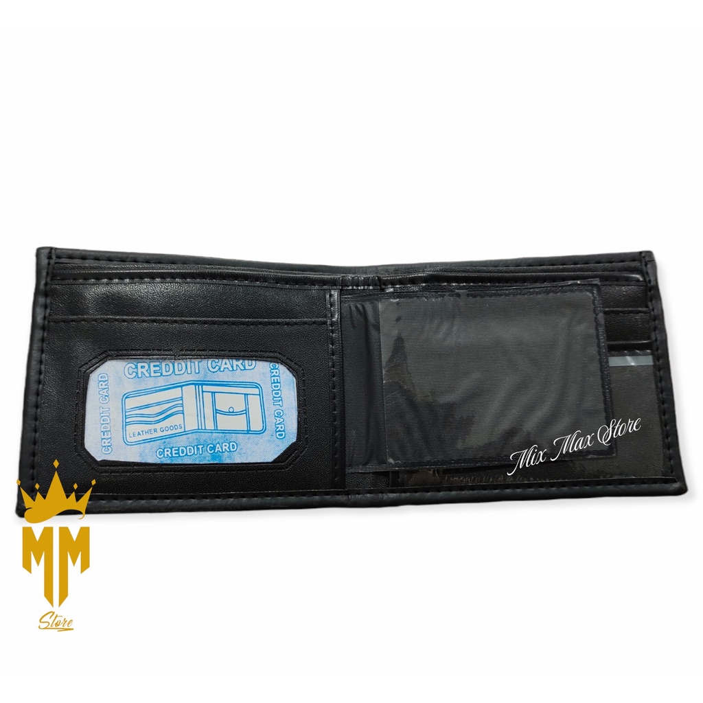 Dompet Pria HD murah Kulit sintetik Asli Original Dompet dua Lipat Cowok Branded Exclusive