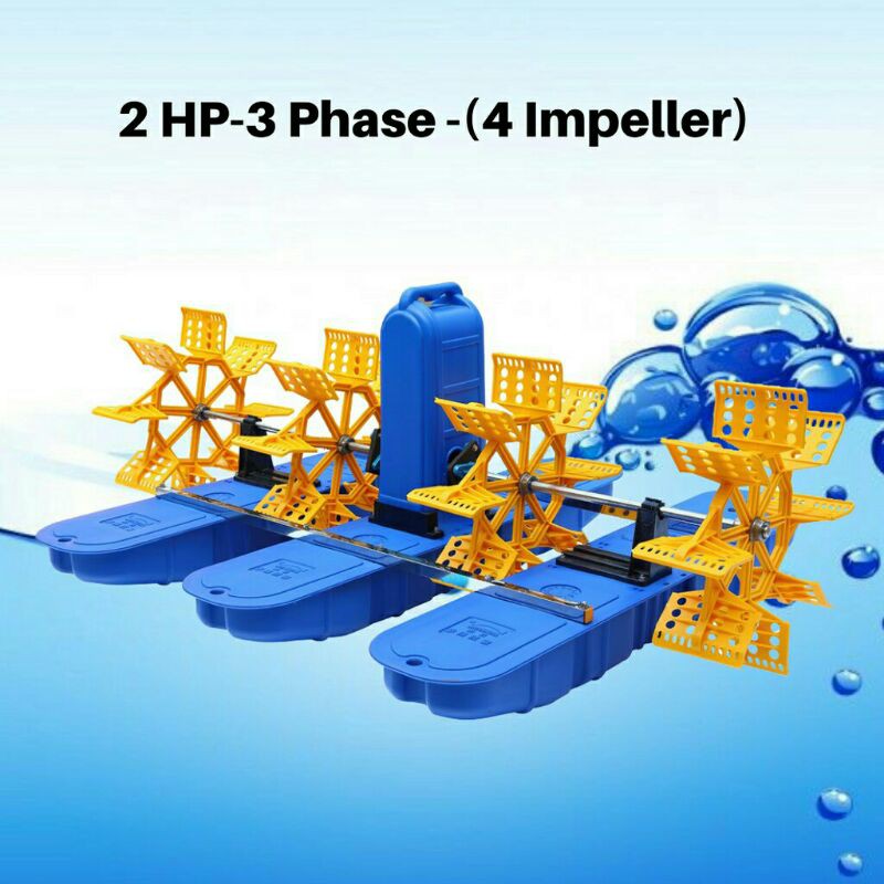 Kincir Tambak Wangjia 2HP/3phase model 4 kipas