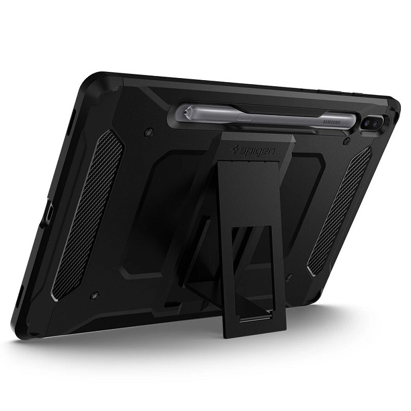 Case Samsung Galaxy Tab S6 / Tab S6 Lite Spigen Tough Armor Pro with Stand & Pencil Hardcase Casing