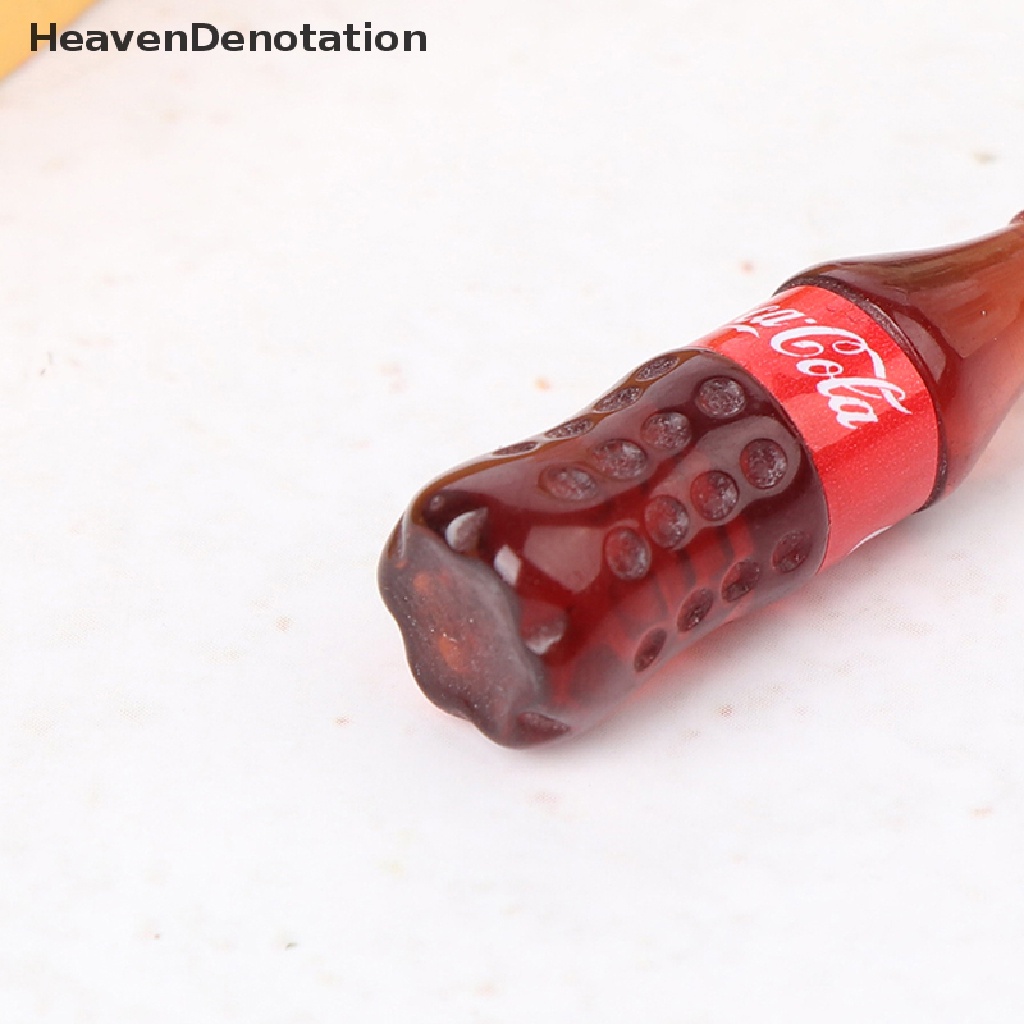 [HeavenDenotation] 4PCS Dollhouse Miniature Coke Beverage Soda Water Drink Kitchen Accessories Toys