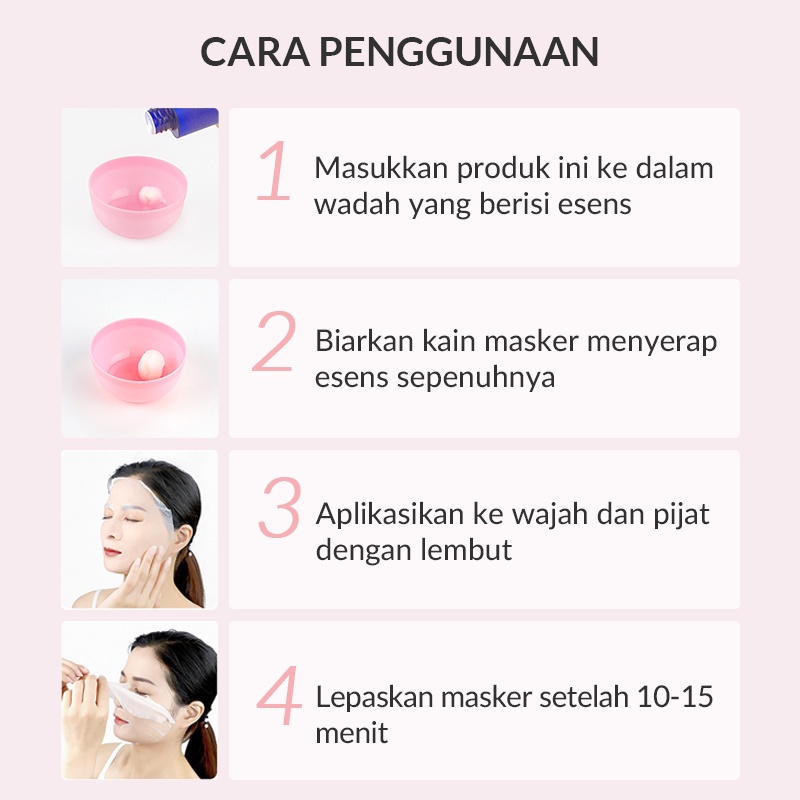 ✨ AKU MURAH ✨ BIOAQUA DIY Compressed Facial Face Mask isi 50 Pcs &quot;PEACH&quot; Sekali Pakai BPOM