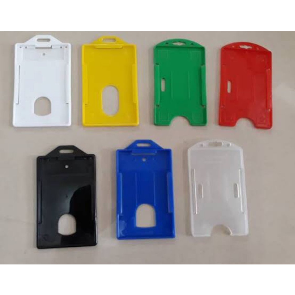 

Frame Casing Tempat ID Card Holder Plastik Mika Portrait murah