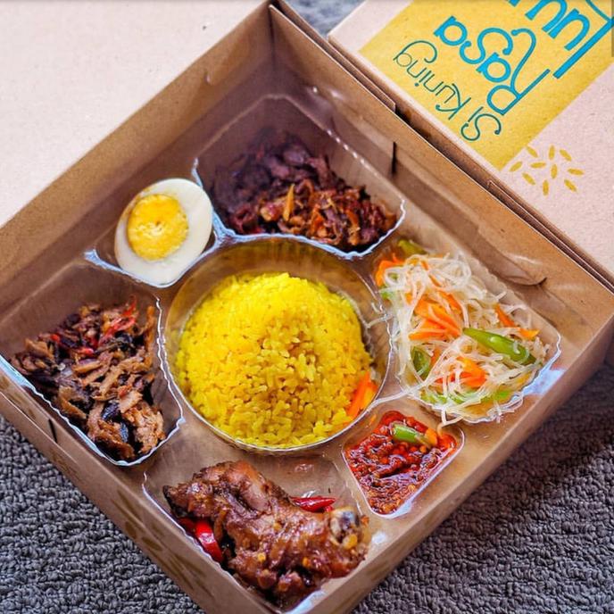 WADAH BEKAL 1SET BOX NASI + MIKA NASI SEKAT 7 HARGA GROSIR/ BOX TUMPENG/DUS NASI ORIGINAL