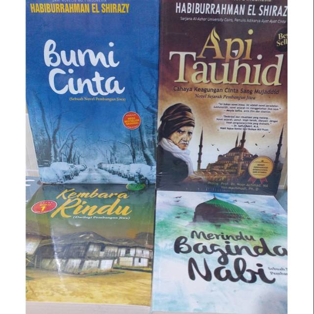 NOVEL BUMI CINTA, API TAUHID, KEMBARA RINDU, MERINDU ...