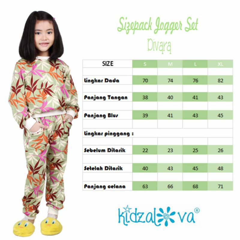 Jogger Kid, Jogger Anak, Jogger Set Divara