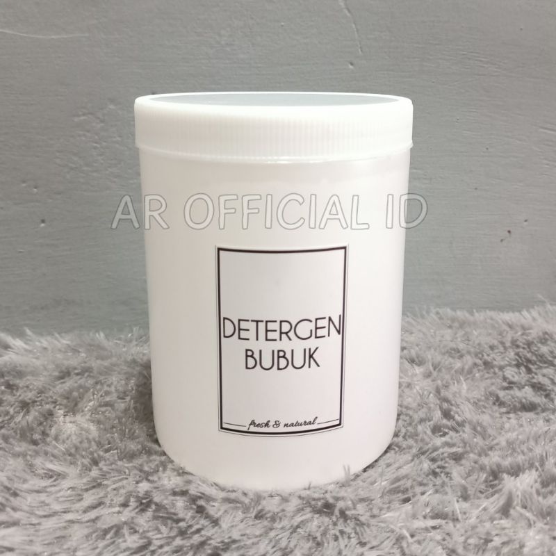 POT 1 L • TEMPAT DETERGEN PERLENGKAPAN RUMAH + STIKER HOME LIVING