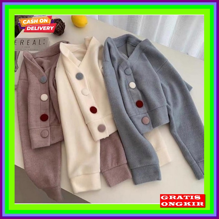 Sweater Tebal Oversize Kemeja Perempuan Terbaru Bju Atasan Cewek Remaj Sweater Oversize Pharsa Croop