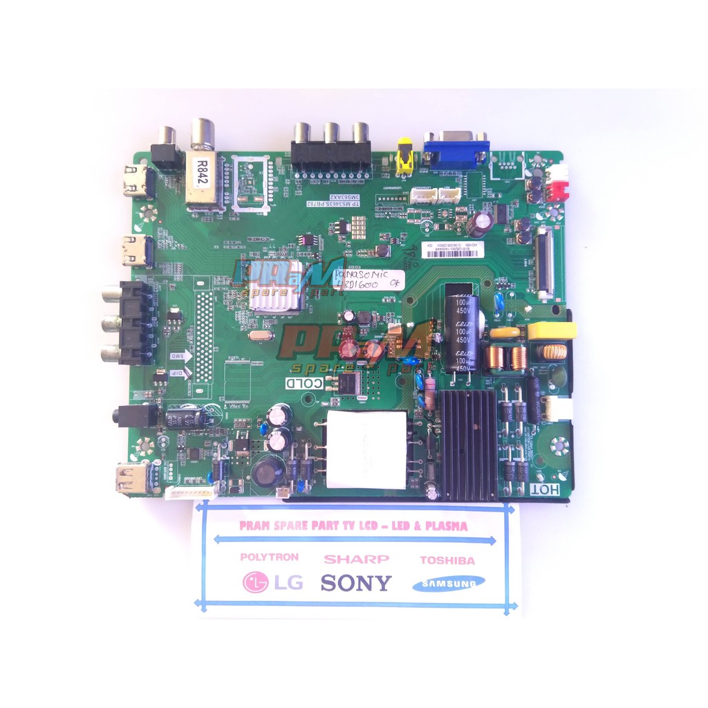MAINBOARD TV PANASONIC 43D1600 - MESIN TV PANASONIC 43D1600 - PANASONIC MAINBOARD 43D1600