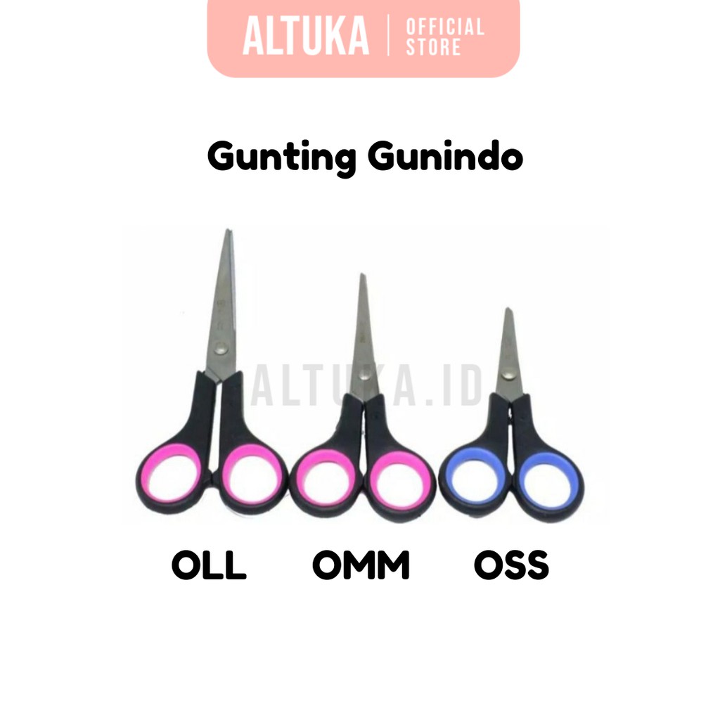 

Gunting Gunindo OSS OMM OLL Original / Gunting kecil sedang besar