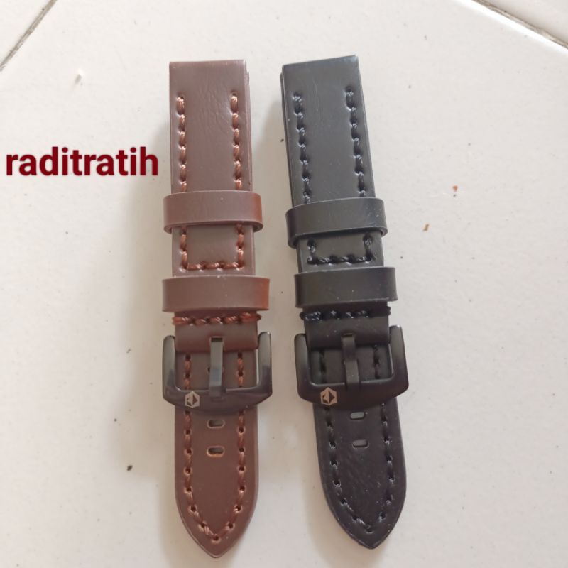 Tali jam tangan expedition 20mm tali jam tangan kulit expedition coklat dan hitam