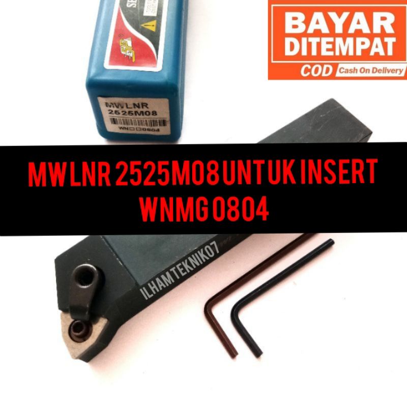 holder bubut luar holder bubut kanan holder bubut MWLNR 2525M08 HOLDER BUBUT PAHAT BUBUT 25mm UNTUK 