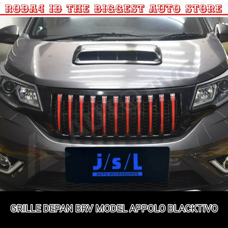 Grill Depan BRV Model Appolo Blacktivo