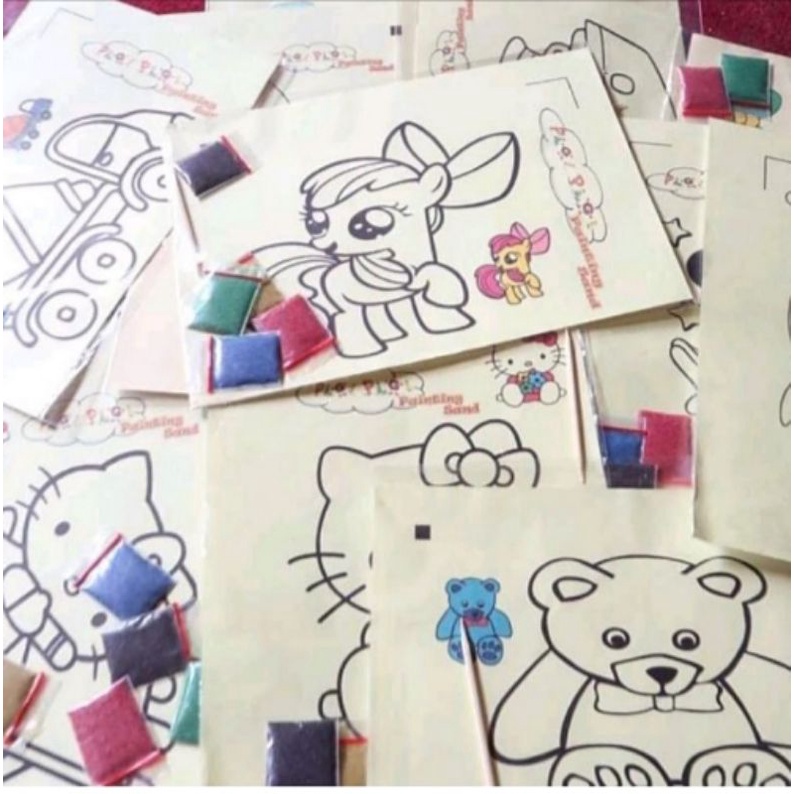 

1pack mewarnai cet isi 10 pcs