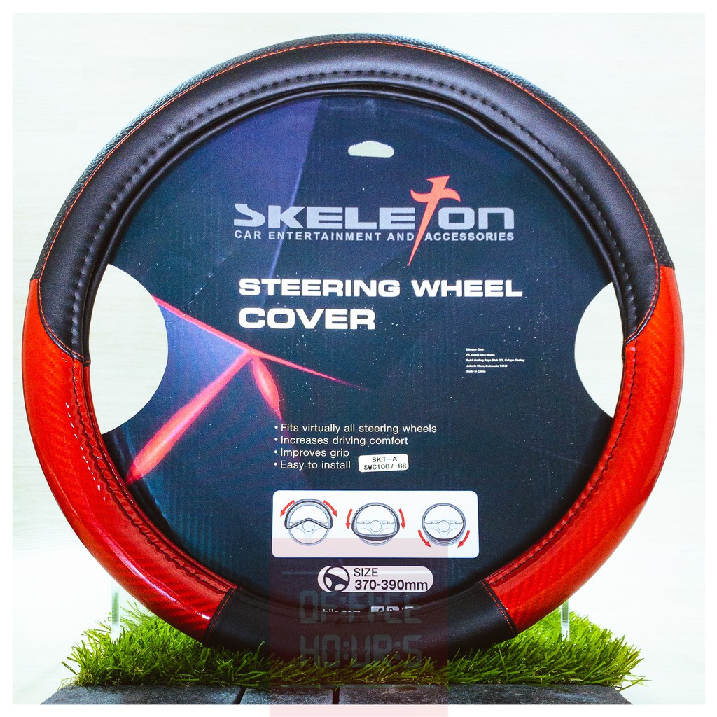 Sarung Stir Universal - Sarung Setir - Steering Wheel Cover 1007-BR