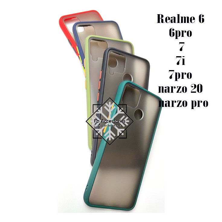 Phone soft Case Realme 6 6pro 7 7i 7pro narzo 20 20pro pro softcase casing shock proof