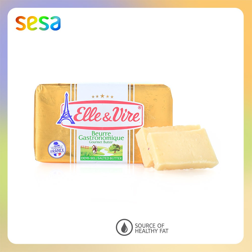 

ELLE & VIRE Butter Salted 200gr - Butter Murni Pasteurisasi