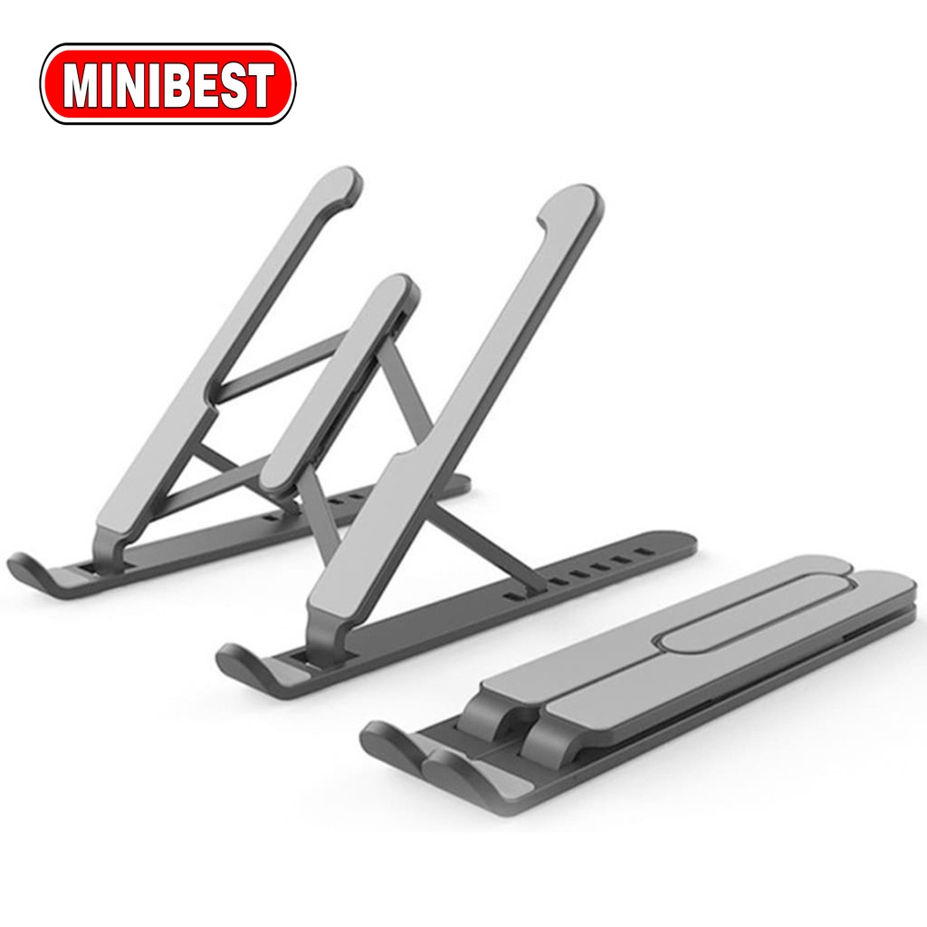 Minibest Stand Holder Lipat Adjustable Anti Slip Untuk Laptop/Notebook LS-002